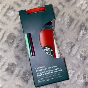 Starbucks Glitter Reusable Cold Cups